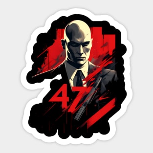 agent 47 Sticker